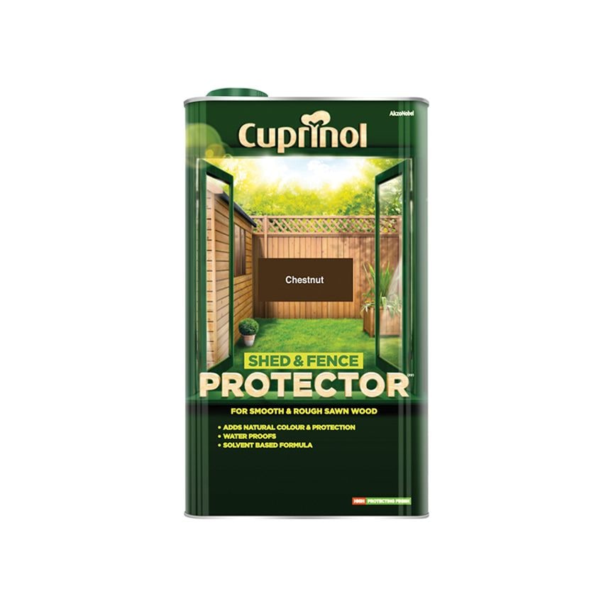 Shed & Fence Protector Chestnut 5 litre CUPSFCH5L
