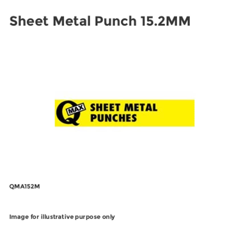 Sheet Metal Punch 15.2MM QMA152M