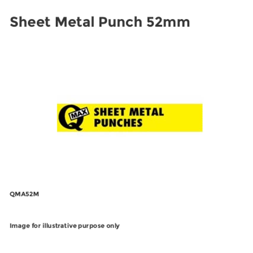 Sheet Metal Punch 52mm