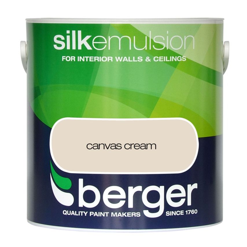 Silk Emulsion 2.5 Liter Canvas Cream