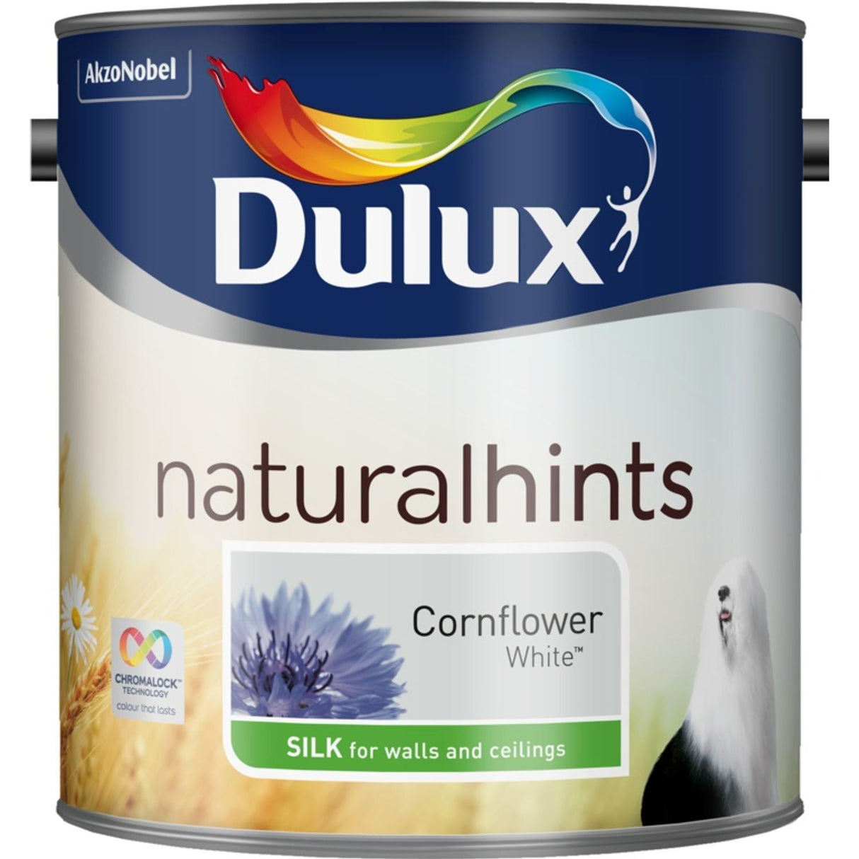 Silk Paint 2.5 Litre Cornflower White