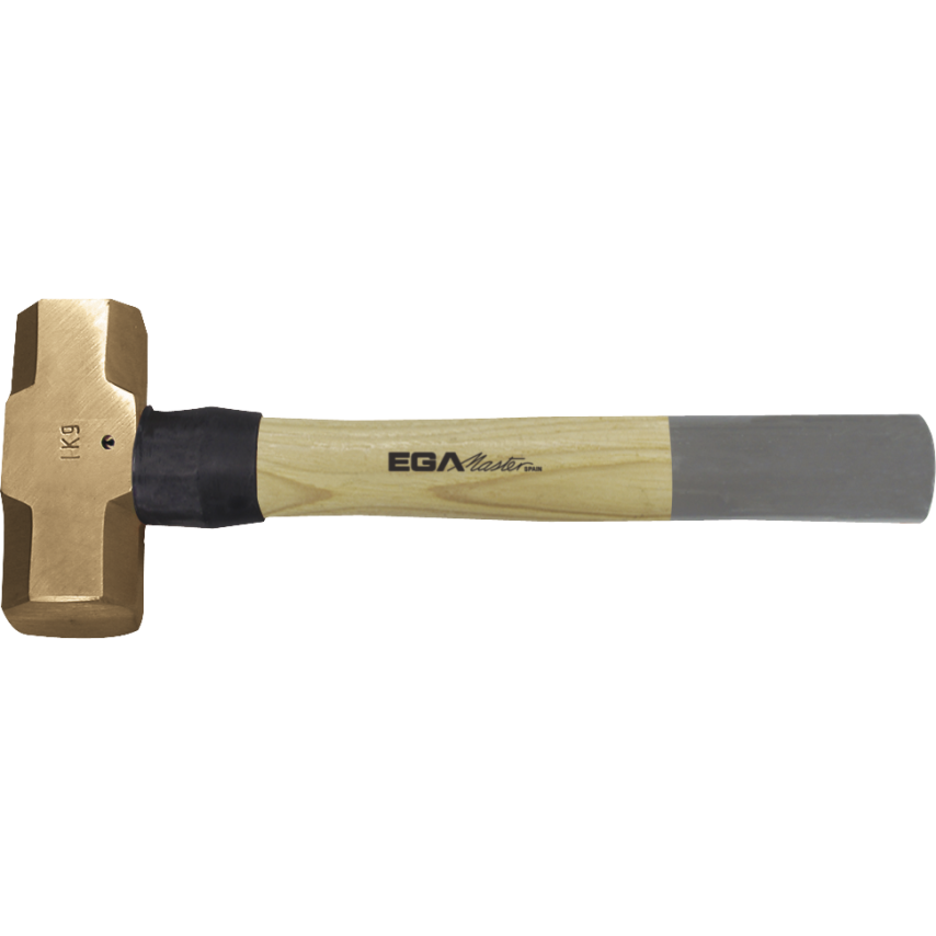 Sledge Hammer 1500 Gr. Hickory Handle Non Sparking Cu-Be
