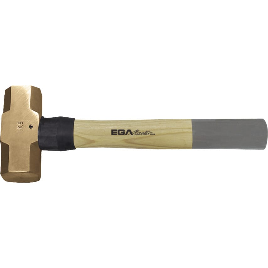 Sledge Hammer 2500 GR Hickory Handle Non Sparking Al-Bron