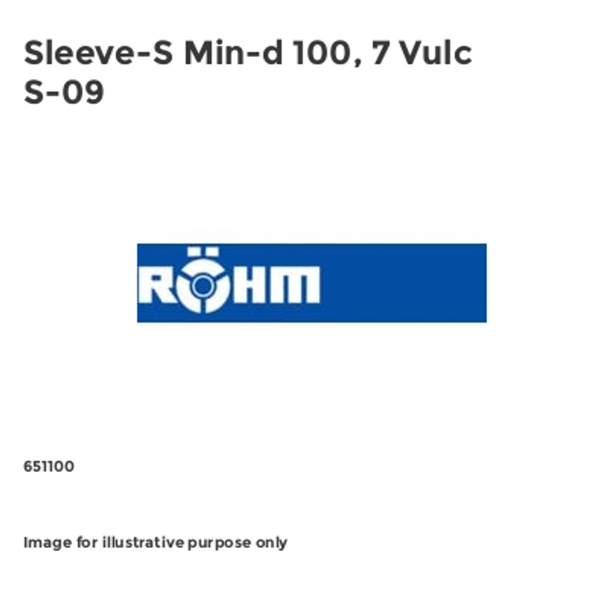 Sleeve-S Min-d 100, 7 Vulc S-09