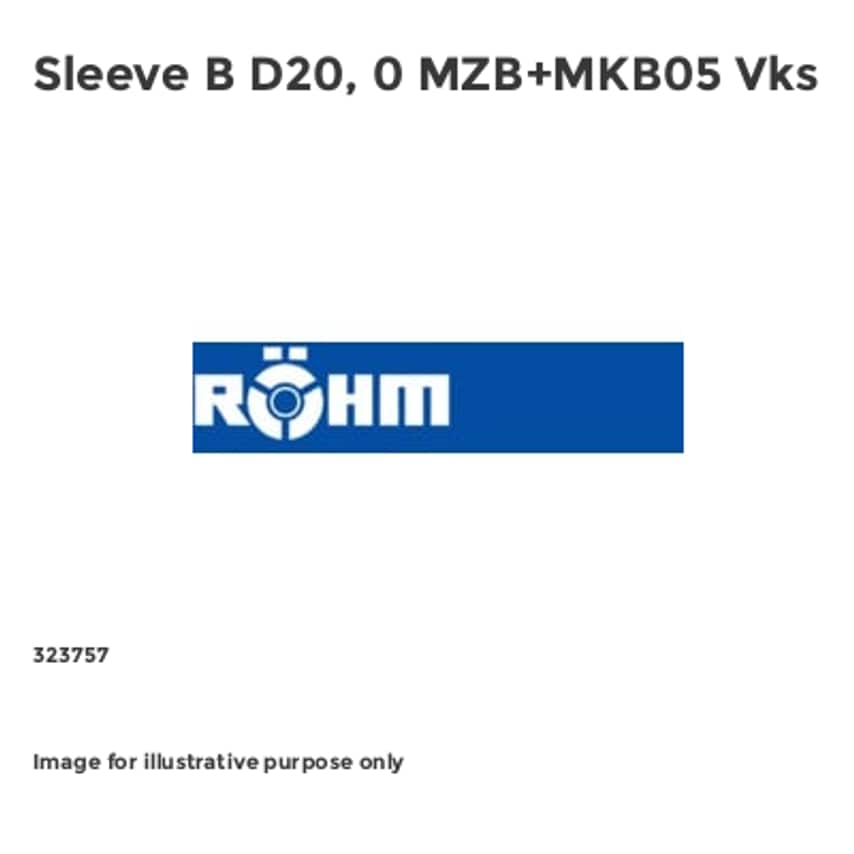 Sleeve B D20, 0 MZB+MKB05 Vks