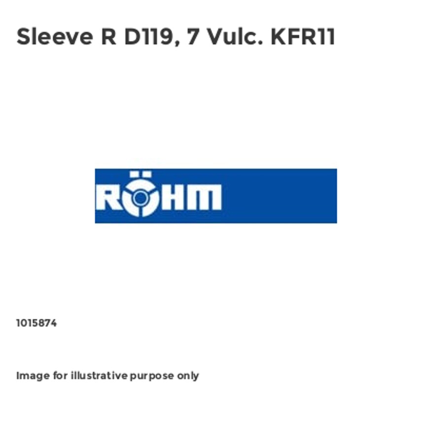 Sleeve R D119, 7 Vulc. KFR11