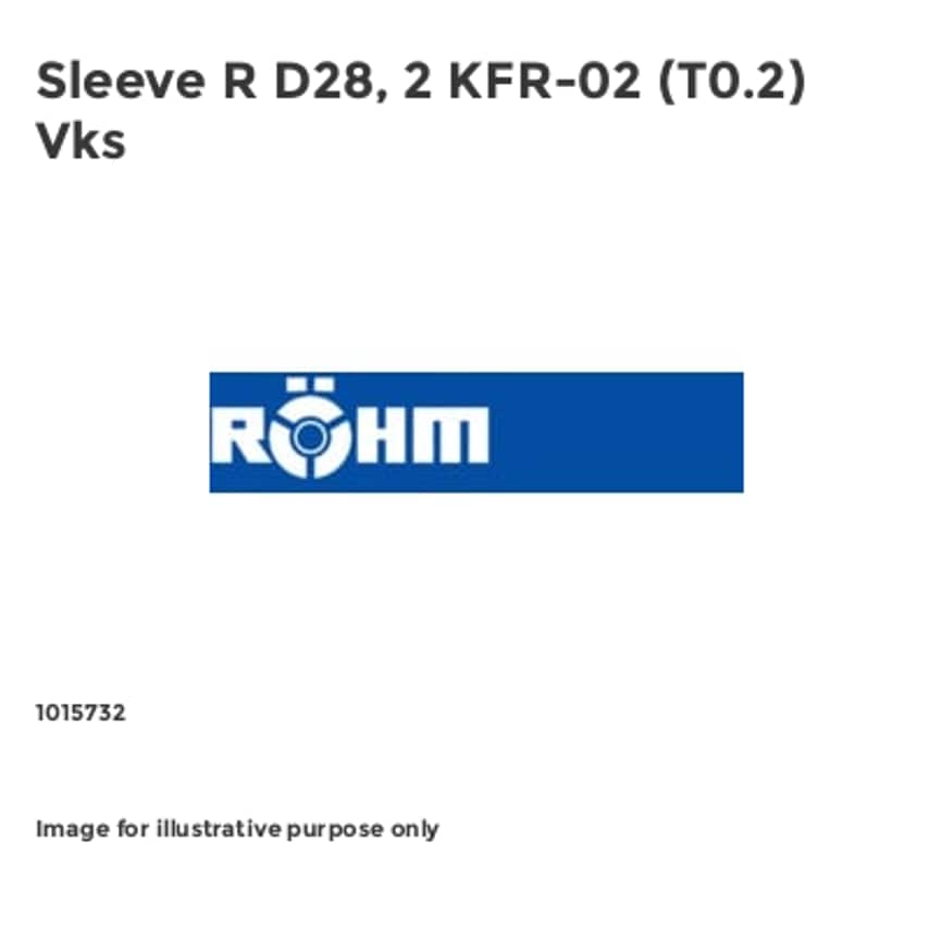 Sleeve R D28, 2 KFR-02 (T0.2) Vks