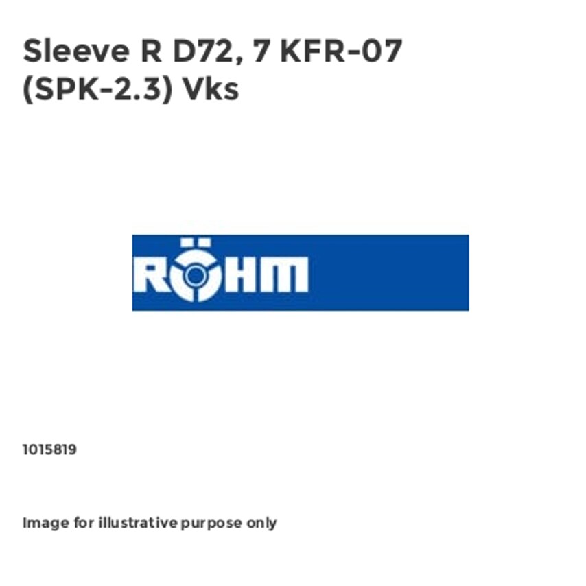 Sleeve R D72, 7 KFR-07 (SPK-2.3) Vks
