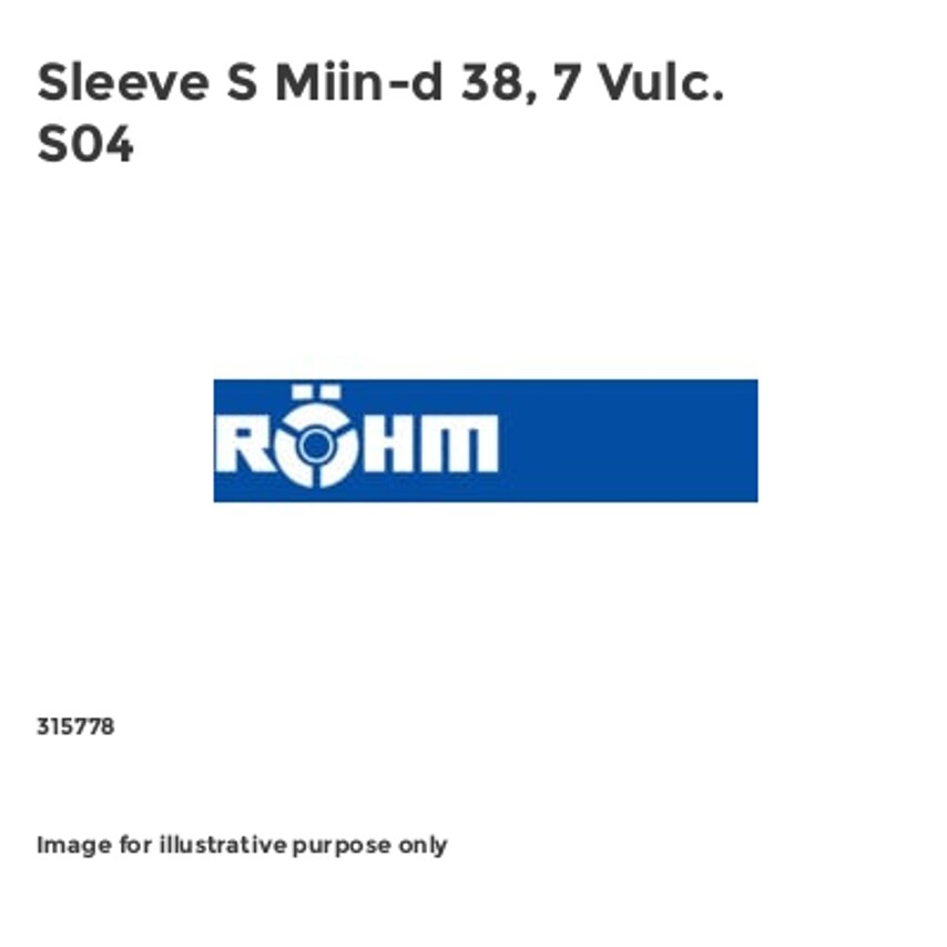 Sleeve S Miin-d 38, 7 Vulc. S04