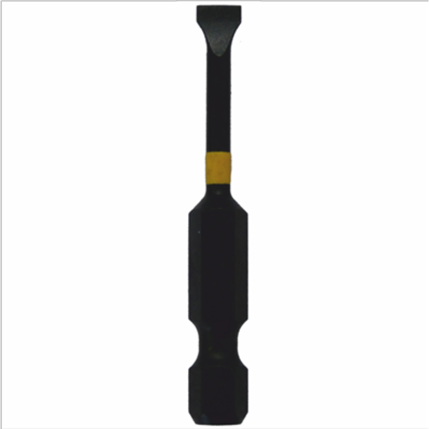 Slotted 6 x 1, 50mm Impact Driver Bit, Pack of 10