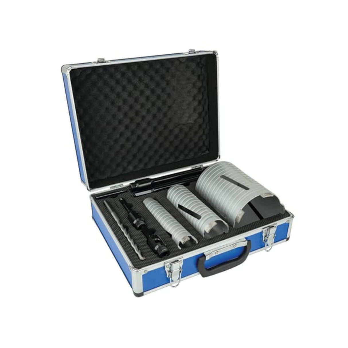 Slotted Dry Core Drill X90 Grade Kit, 7 Piece