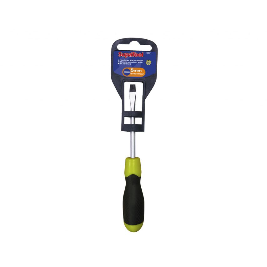 Slotted Head Soft Grip Handle 100mm X Slotted