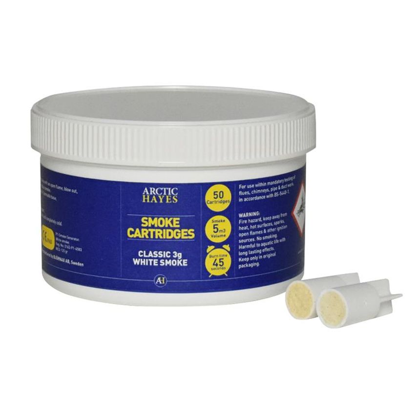 Smoke Cartridges Classic 3g White (Tub 50) ARC333003C