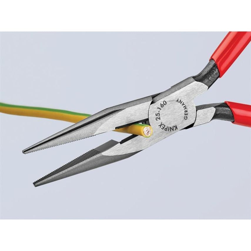 Snipe Nose Side Cutting Pliers (Radio) PVC Grip 160mm (6.1/4in) KPX2501160