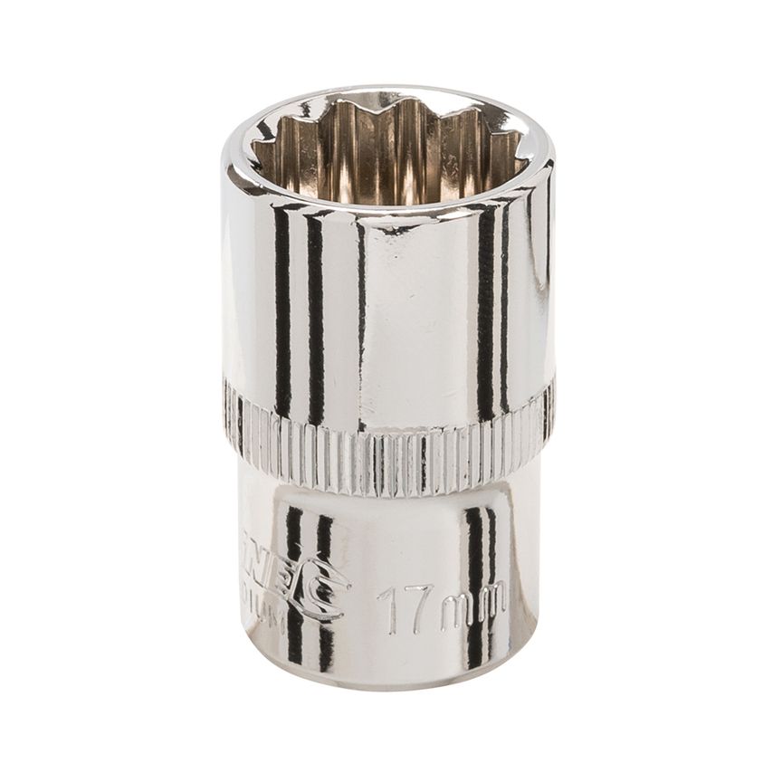 Socket 1/2" Drive 12pt Metric 17mm