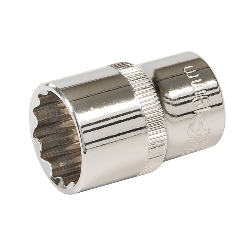 Socket 1/2" Drive 12pt Metric 19mm