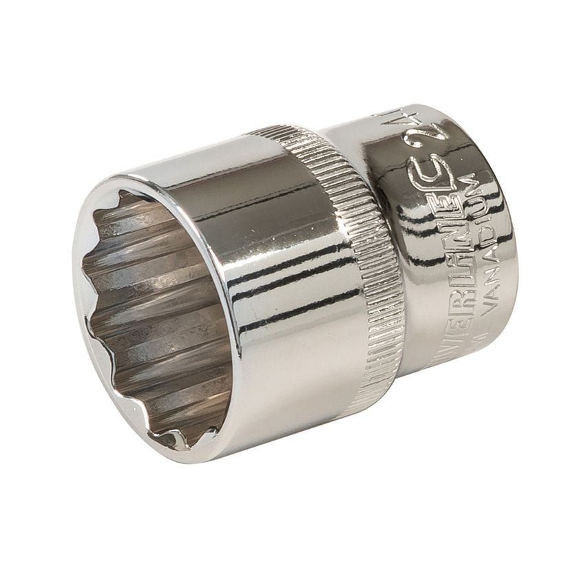 Socket 1/2" Drive 12pt Metric 24mm