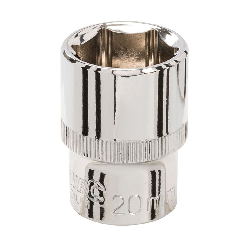 Socket 1/2" Drive 6pt Metric 20mm