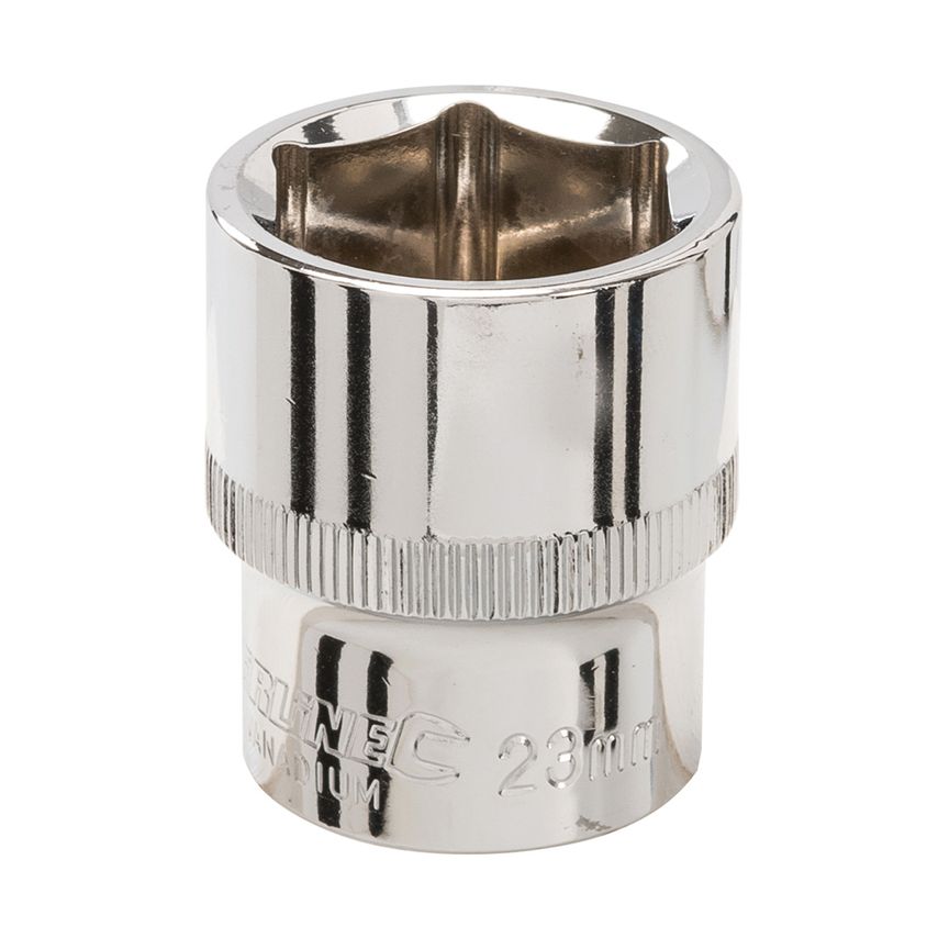 Socket 1/2" Drive 6pt Metric 23mm
