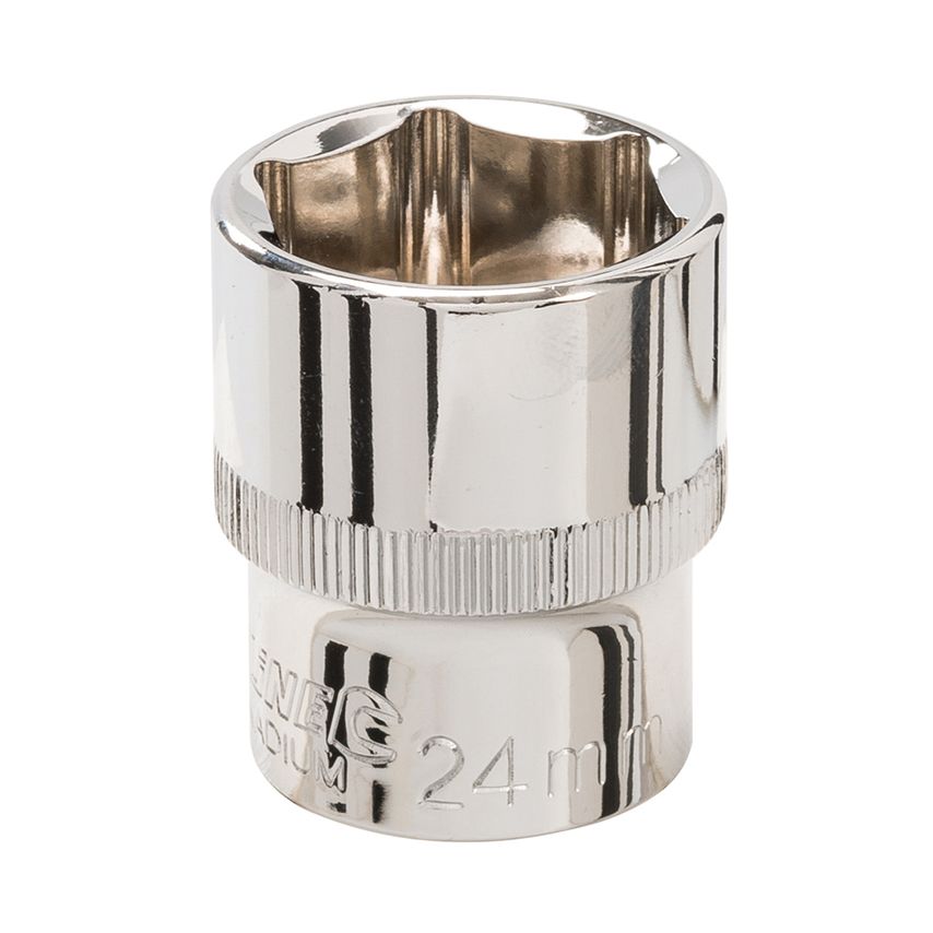 Socket 1/2" Drive 6pt Metric 24mm