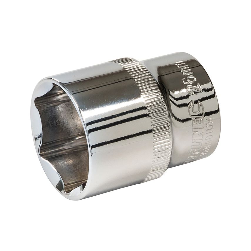 Socket 1/2" Drive 6pt Metric 26mm
