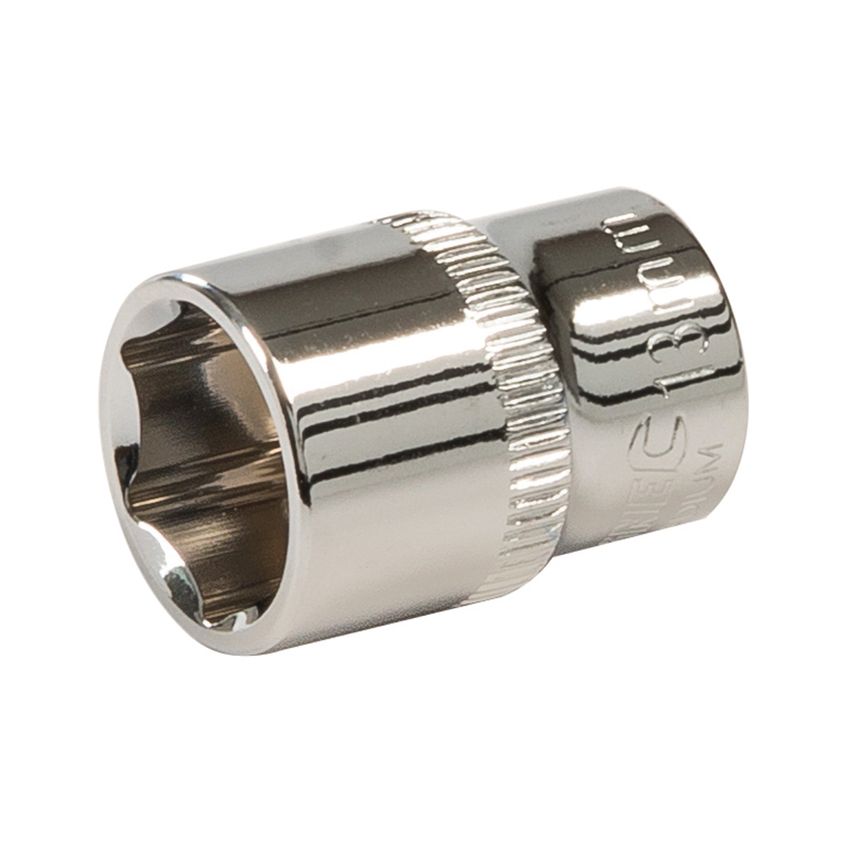 Socket 1/4" Drive 6pt Metric 13mm