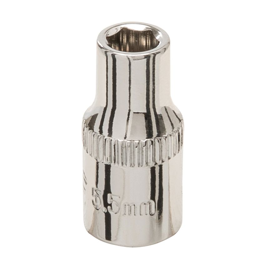 Socket 1/4" Drive 6pt Metric 5.5mm