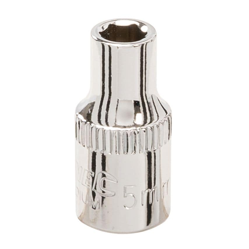 Socket 1/4" Drive 6pt Metric 5mm