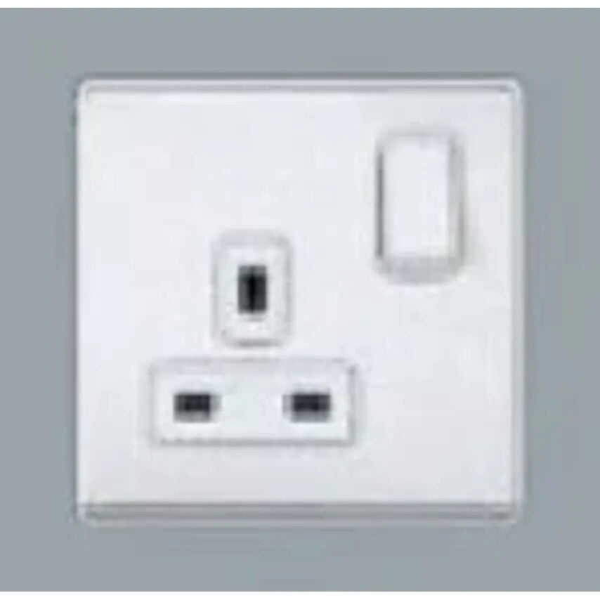 Socket 1 Gang Switched DP 2A 5V Lacquered Brushed Steel 2 Port USB CH - K24354LBSB