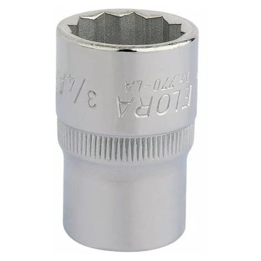 Socket Bi-Hexagon Af 3/4IN