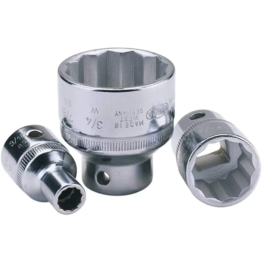 Socket Bi-Hexagon Whitetworth 11/16IN