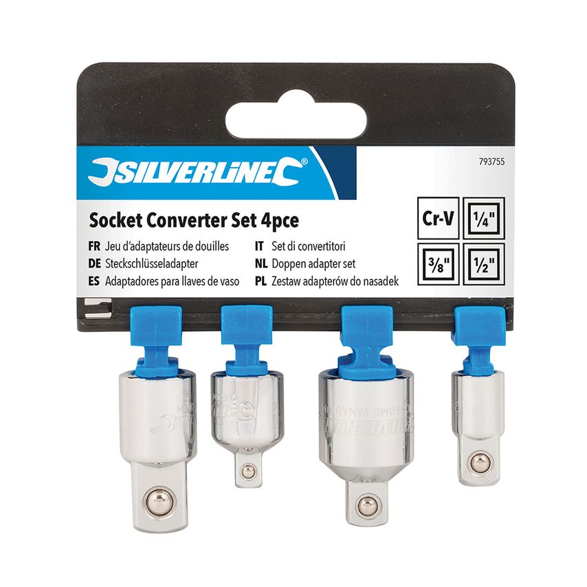 Socket Converter Set 4 Piece