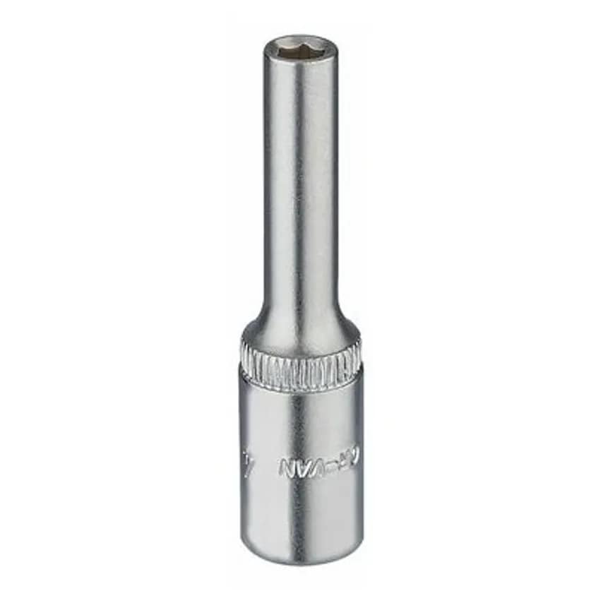 Socket Metric Deep 1/4in Sq/drive 4mm
