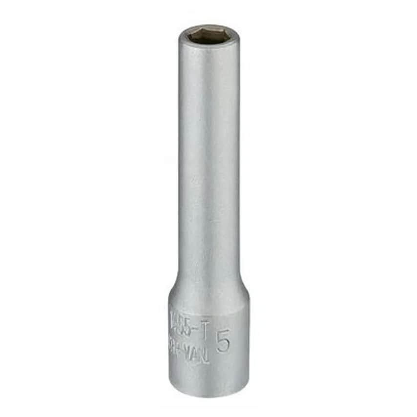 Socket Metric Deep 1/4in Sq/drive 5mm