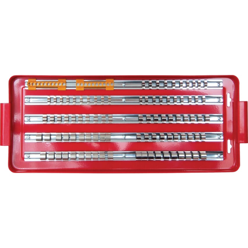 Socket Rail Tray 1/4", 3/8" & 1/2" Square Drive 110 Piece