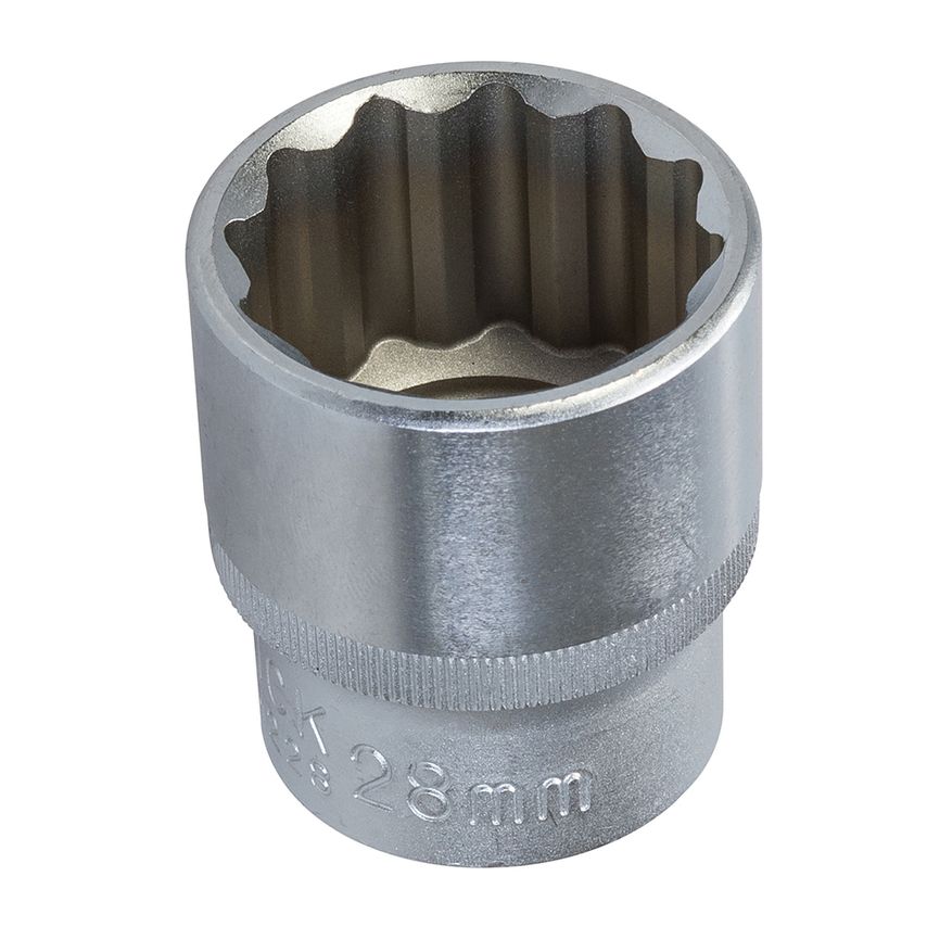 Socket SD 1/2" Metric 12pt 28mm