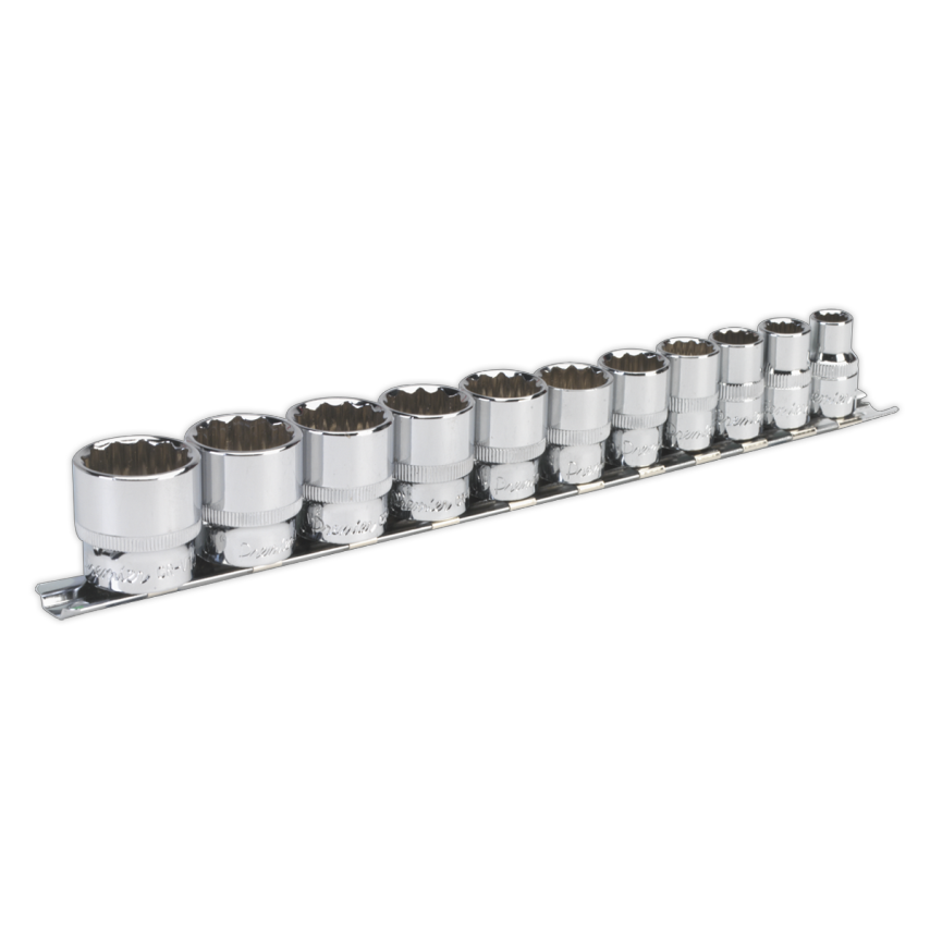 Socket Set11 Piece 3/8" Square Drive 12PT WallDrive Imperial