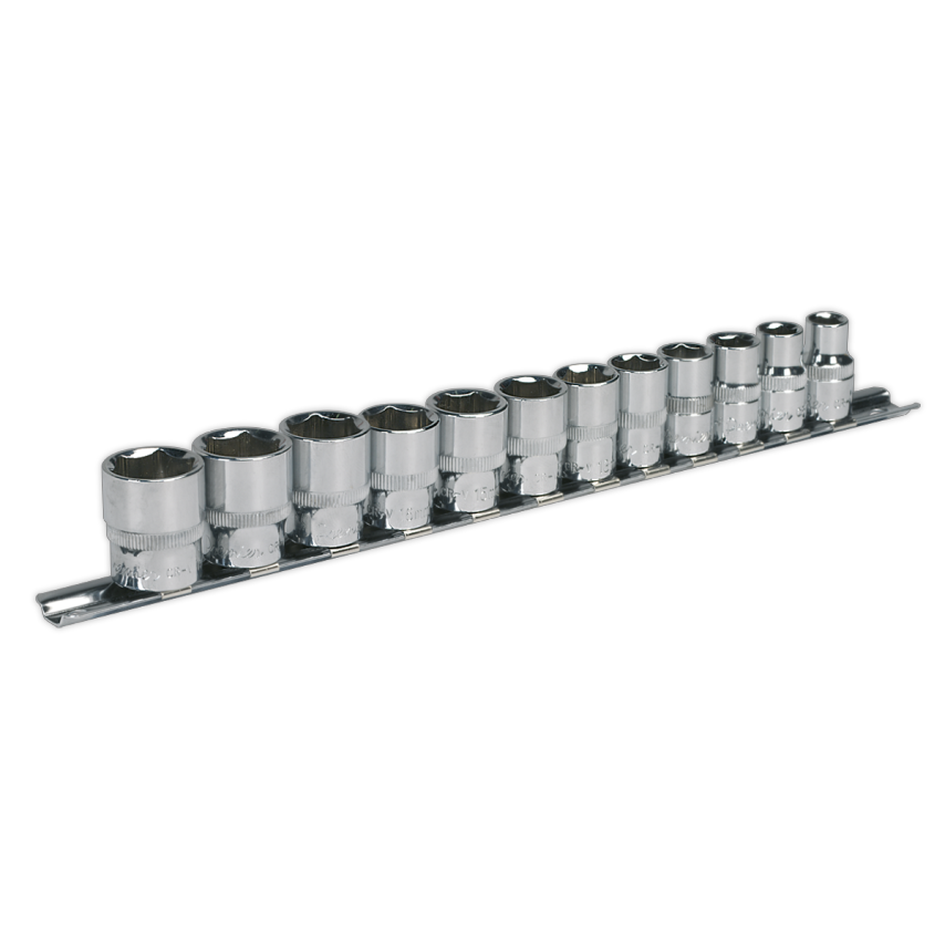 Socket Set12 Piece 3/8" Square Drive 6PT WallDrive Metric