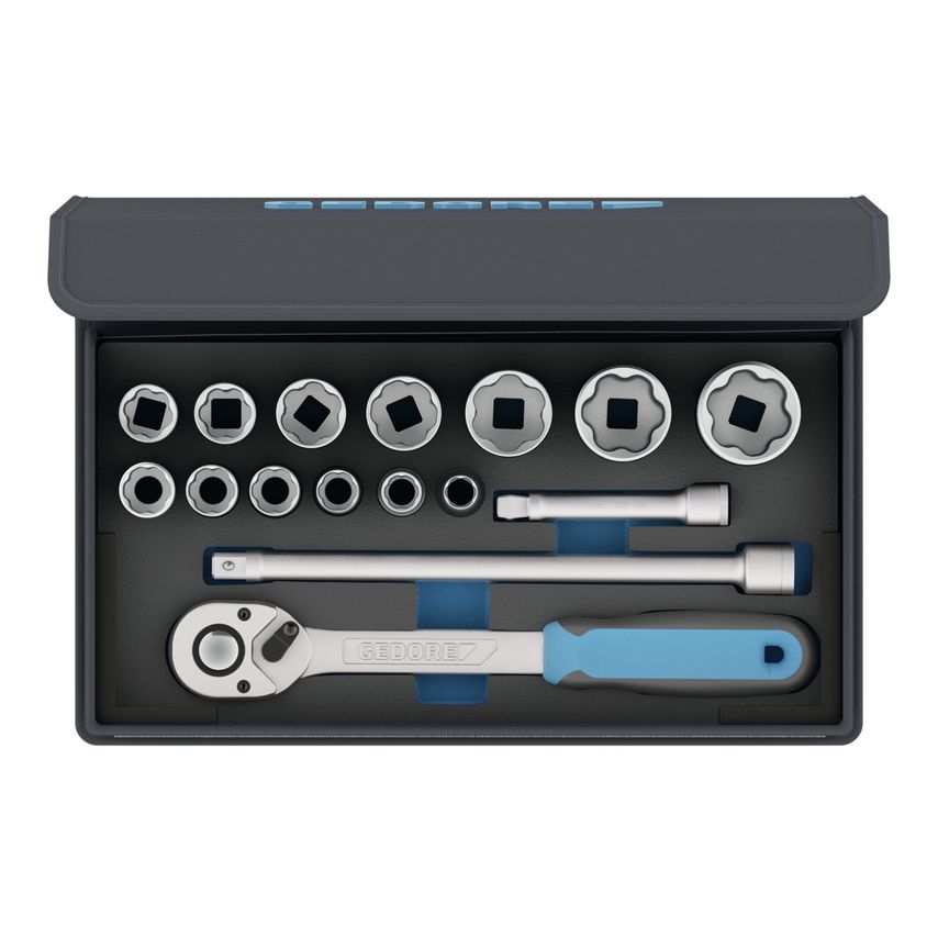 Socket Set 1/2" 16 Pcs