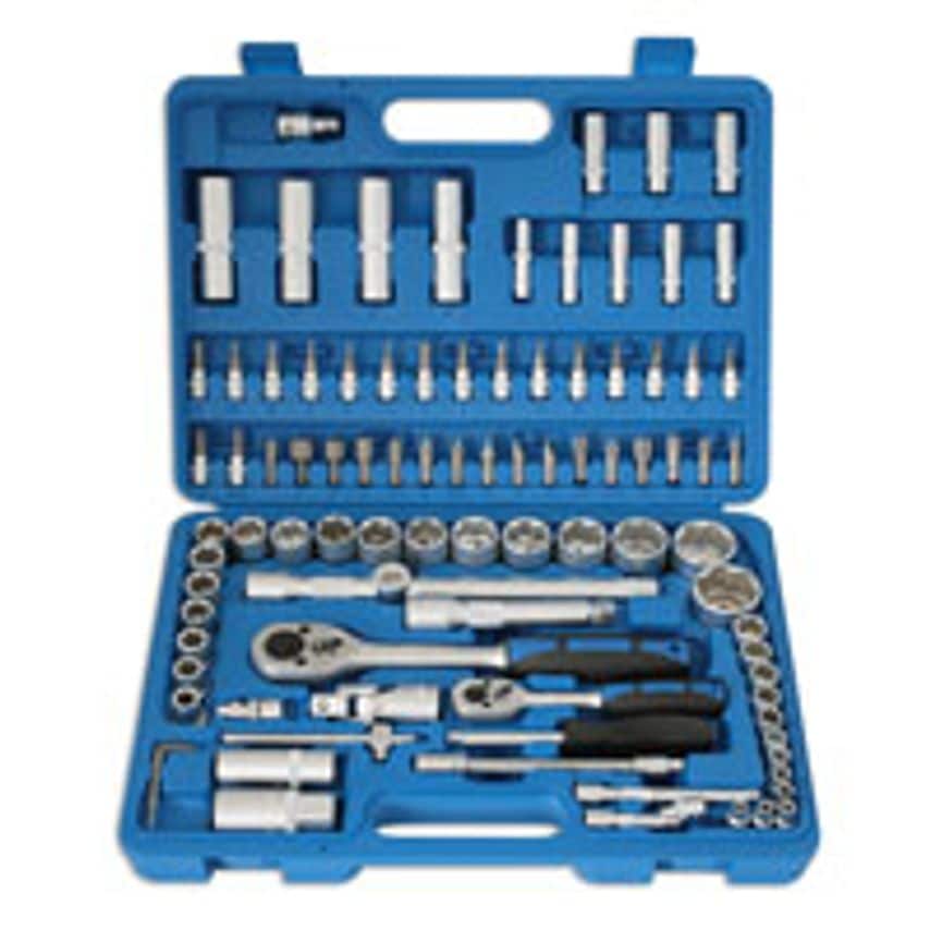 Socket Set 1/4"D, 1/2"D 94 Piece