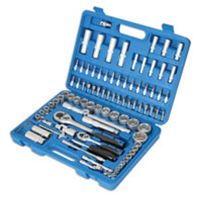 Socket Set 1/4"D, 1/2"D 94 Piece