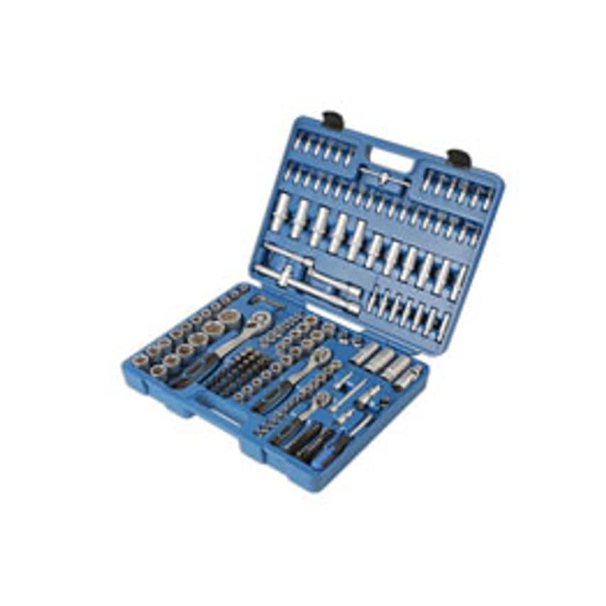 Socket Set 1/4"D, 3/8"D, 1/2"D 171 Piece