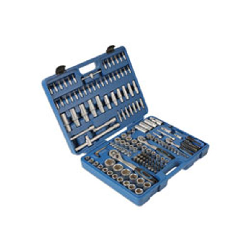 Socket Set 1/4"D, 3/8"D, 1/2"D 171 Piece
