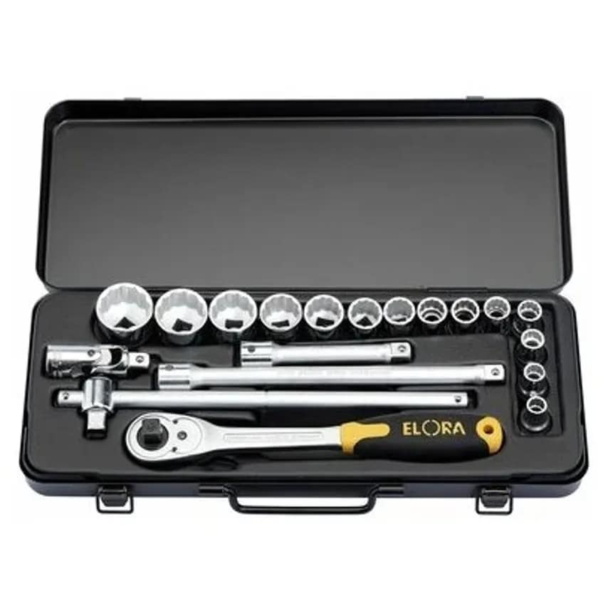 Socket Set Metric 19 Piece