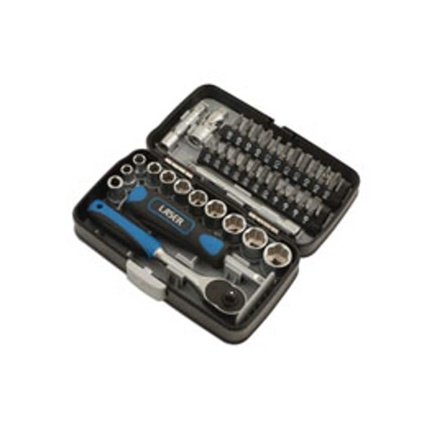 Socket & Bit Set 1/4"D 38 Piece