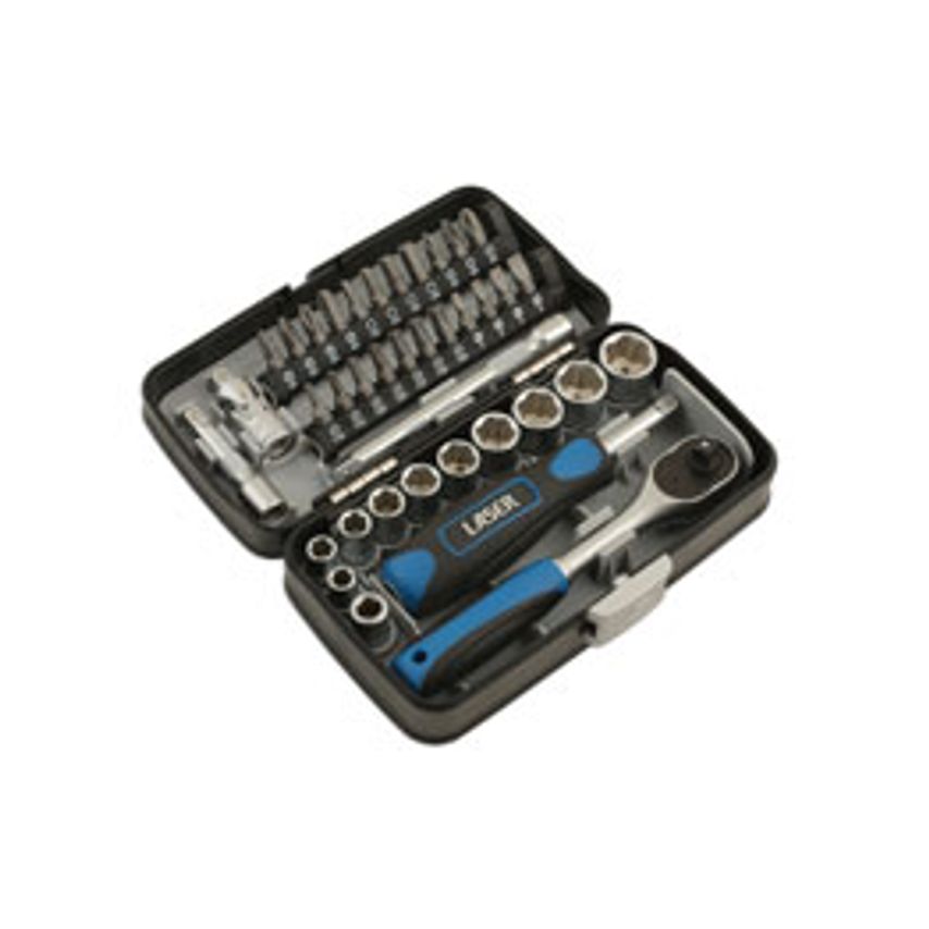 Socket & Bit Set 1/4"D 38 Piece