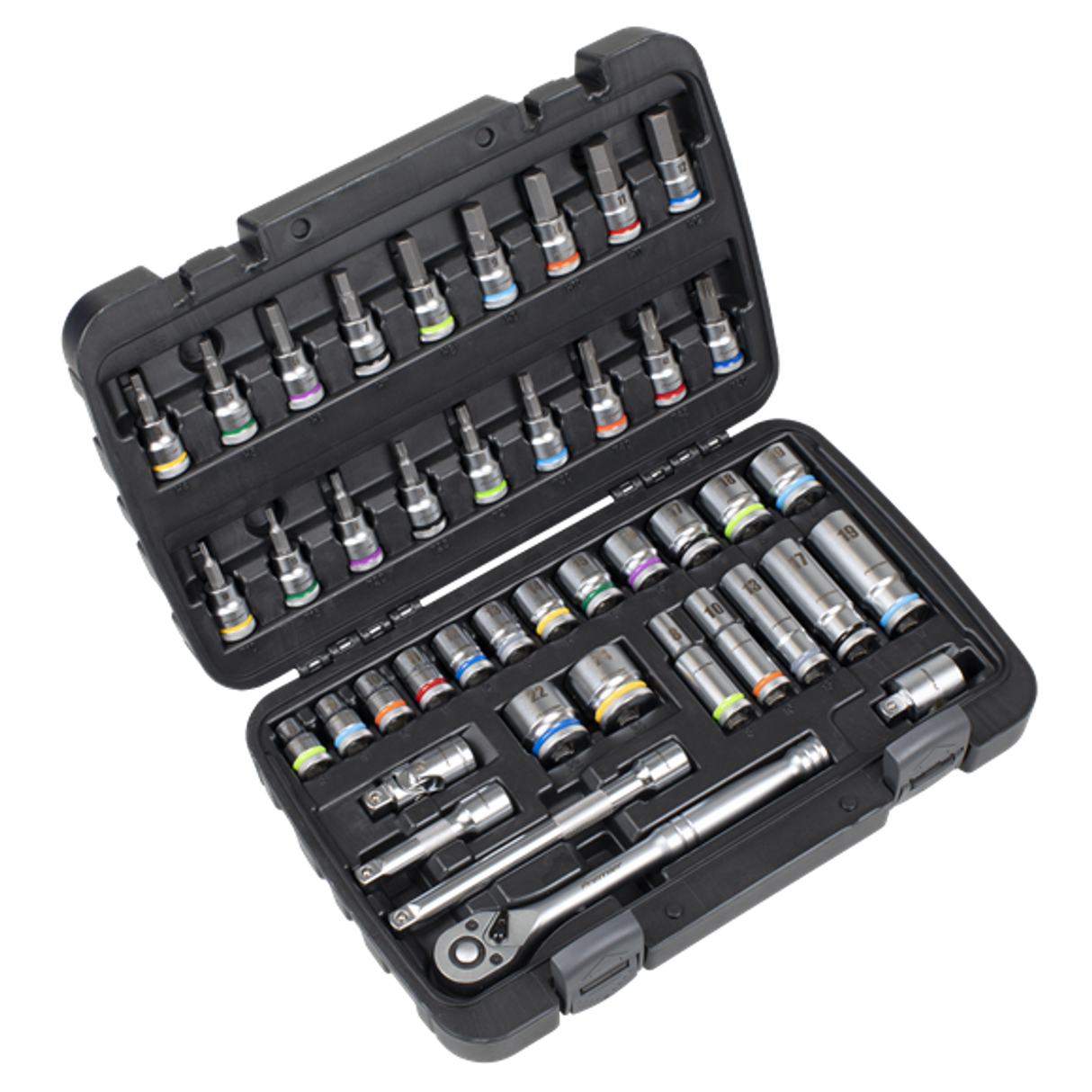 Socket & Socket Bit Set 3/8in Square Drive - 42 Piece