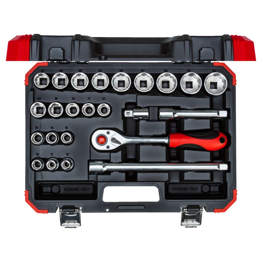 Socket set 1/2 size10-32mm 24pcs