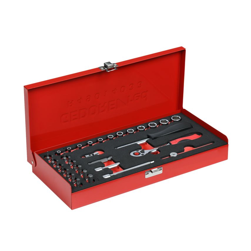 Socket set 1/4 4-13mm 32pcs