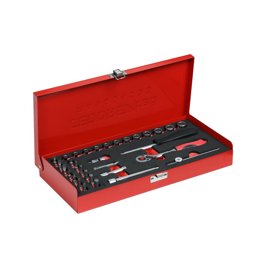 Socket set 1/4 4-13mm 32pcs